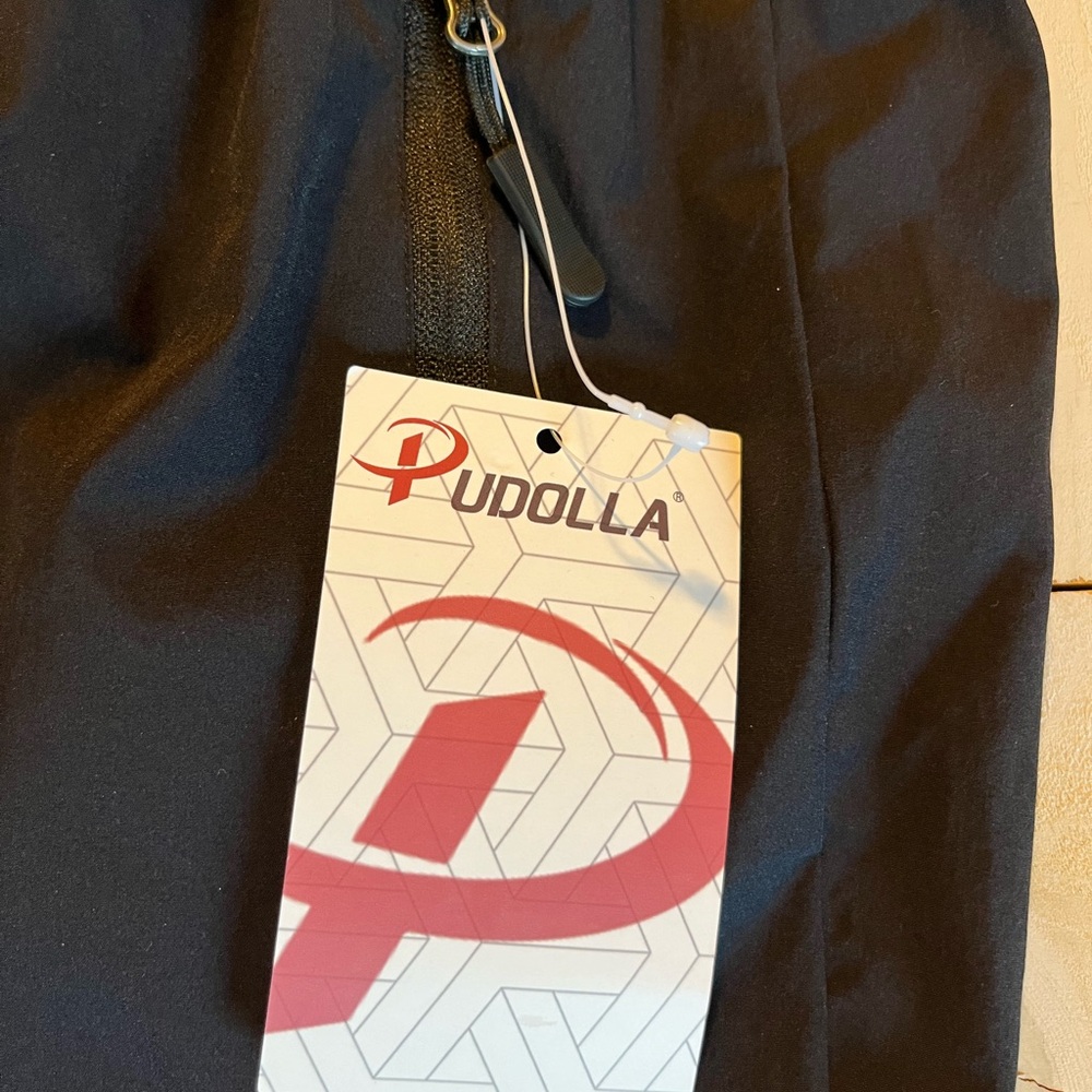 Pudolla NWT Men’s Black Track Pants - Picture 2 of 7